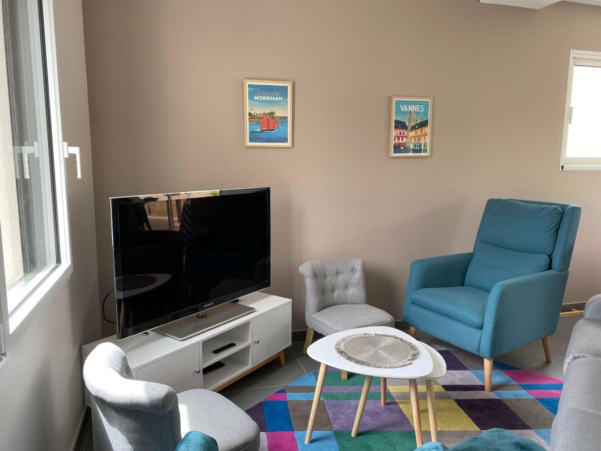 Maison de vacances à Sarzeau à 5 min de la plage à pieds Extérieur photo